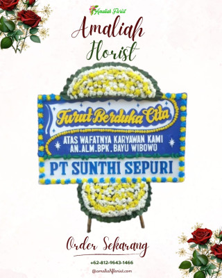 Papan Bunga Duka di Perhentian Raja